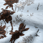 Light Blue Chinoiserie Floral Hawaiian Shirt for Men