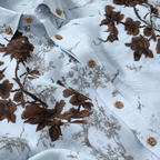 Light Blue Chinoiserie Floral Hawaiian Shirt for Men