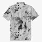 Ink Wash Rabbit Print Hawaiian Shirt for Men back view