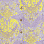 Purple Fortune Horse shirt button and print detail