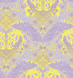 Purple Fortune Horse seamless pattern detail