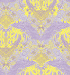 Purple Fortune Horse oriental horse motif pattern artwork