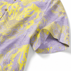 Purple Fortune Horse shirt sleeve cuff and fabric detail